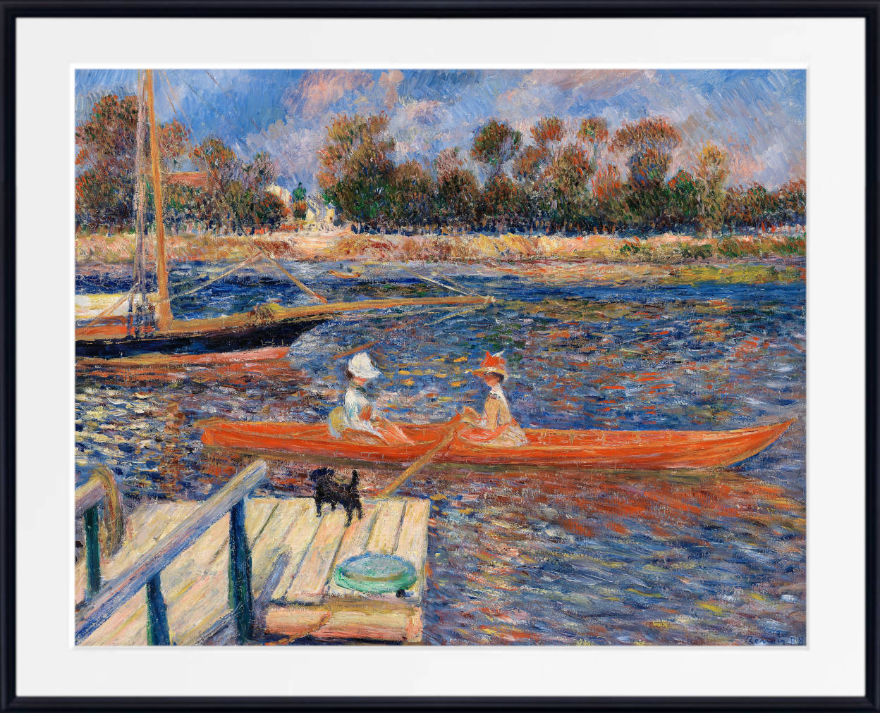 Renoir Print, The Seine at Argenteuil (La Seine à Argenteuil) (1888)