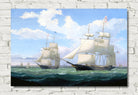 The Ships Winged Arrow and Southern Cross in Boston Harbor (1853) by Fitz Henry Lane