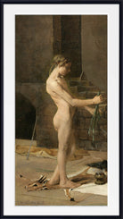 Thomas Dewing, The Sorcerer’s Slave (1877)