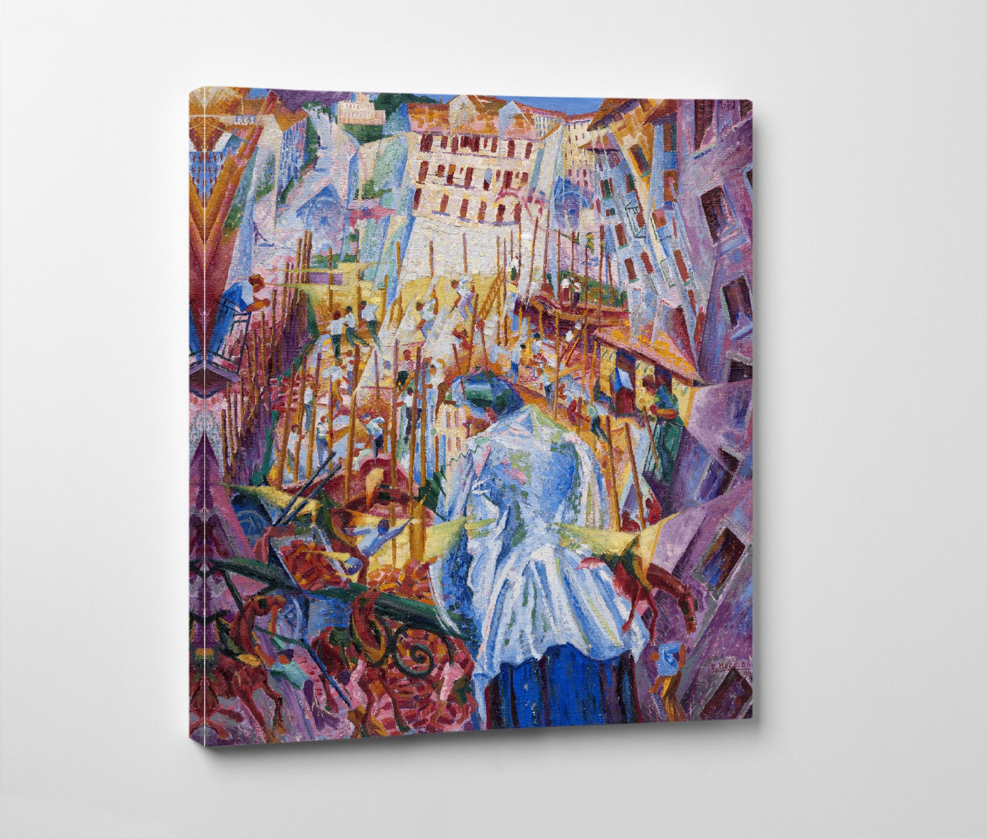 The Street Enters the House, Umberto Boccioni