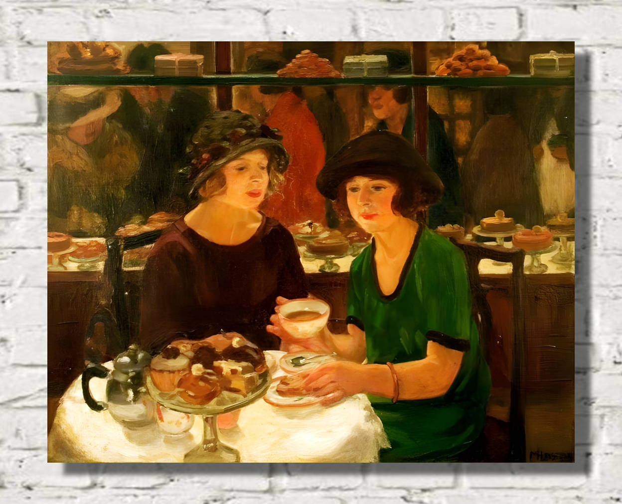 Mabel Frances Layng Print, The Tea Table