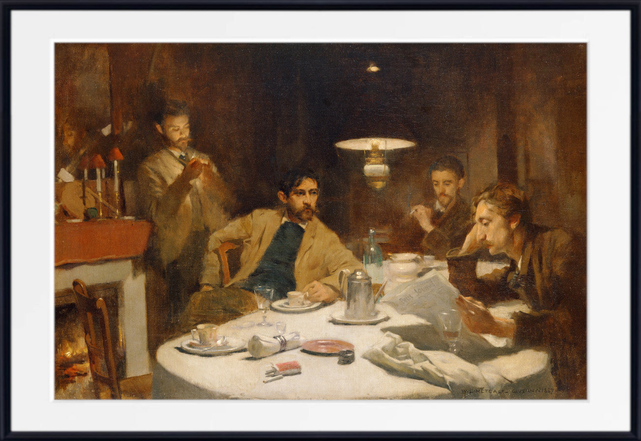 The Ten Cent Breakfast by Willard Metcalf