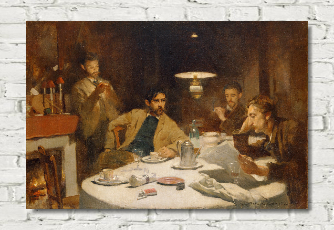 The Ten Cent Breakfast by Willard Metcalf