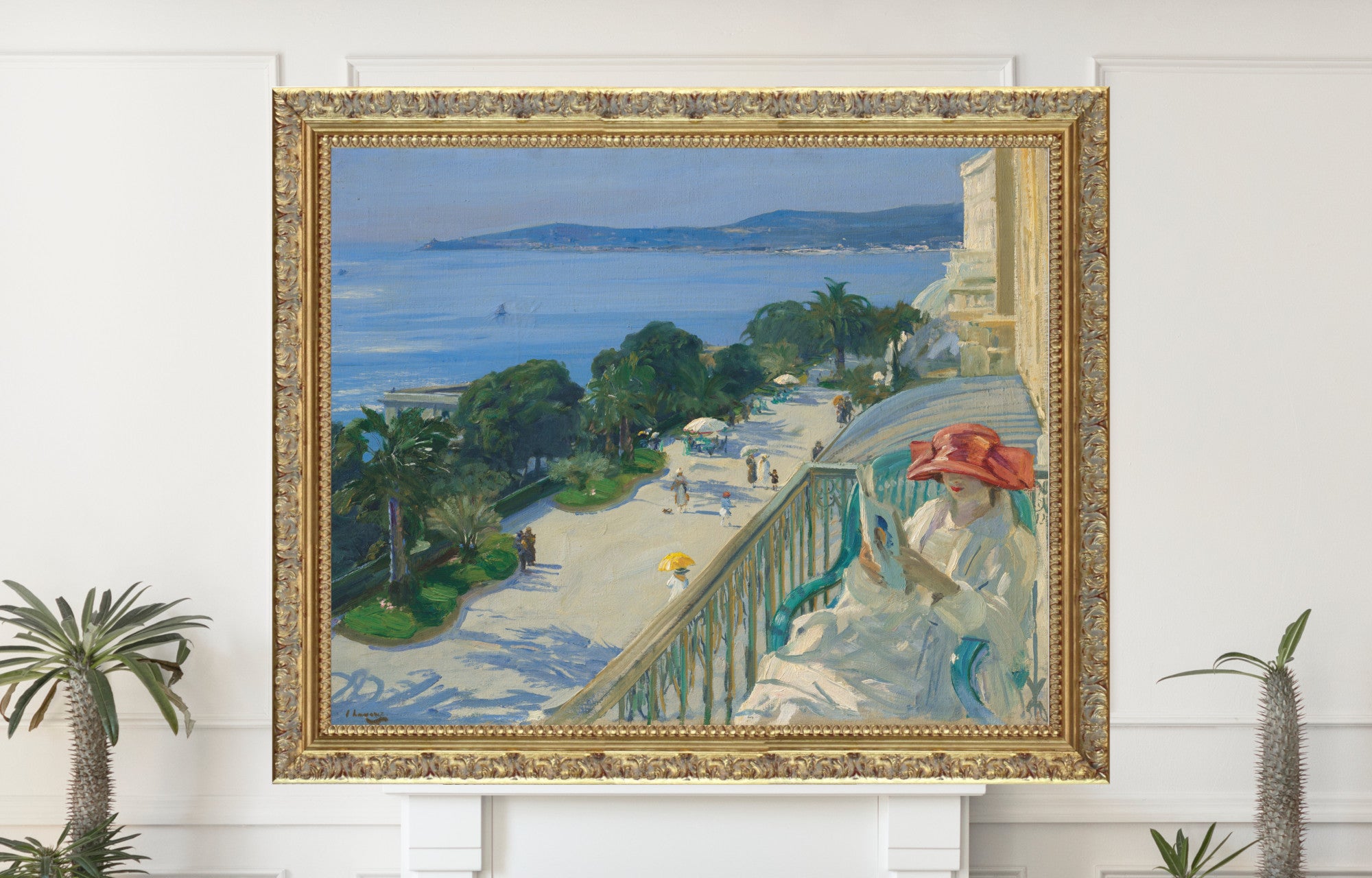 The Terrace, Cap d’Ail (1921), John Lavery