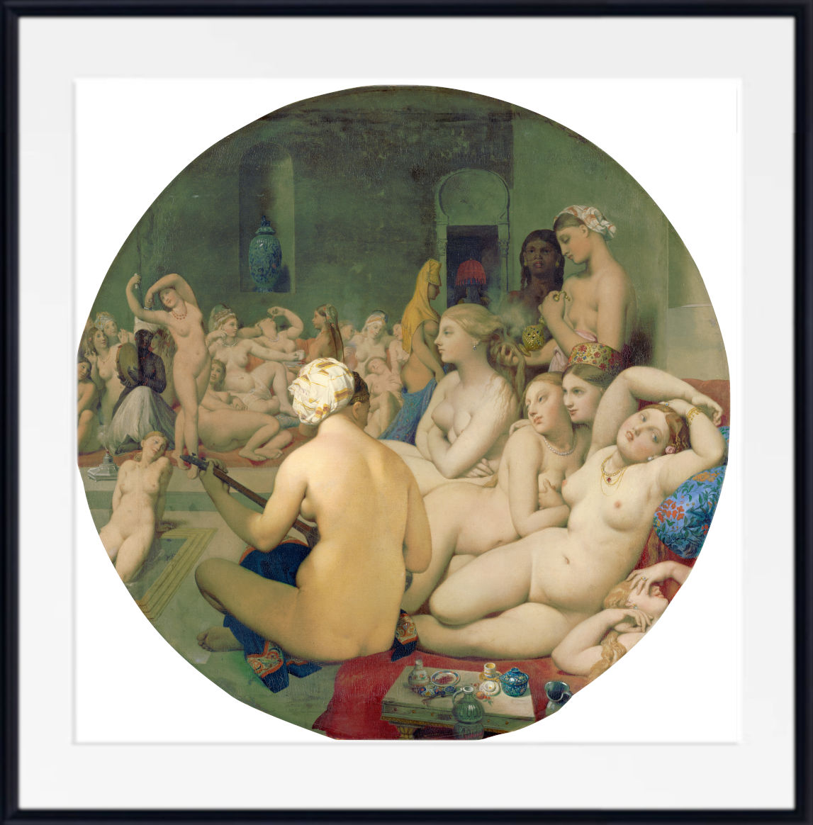 The Turkish Bath – Jean-Auguste-Dominique Ingres Print