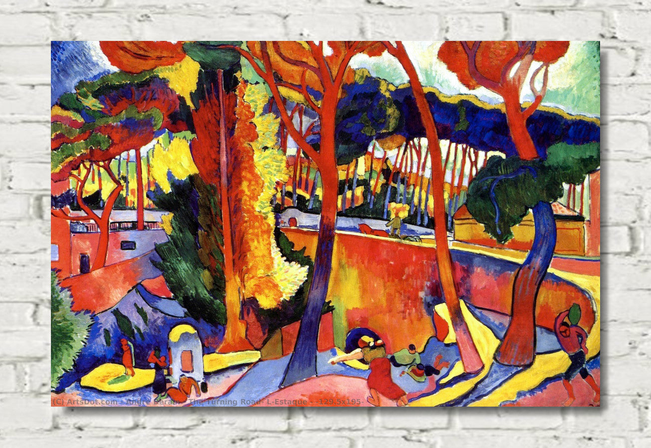 The Turning Road, L'Estaque by Andre Derain