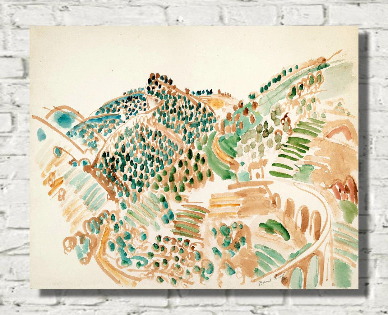 The Vence viaduct by Raoul Dufy