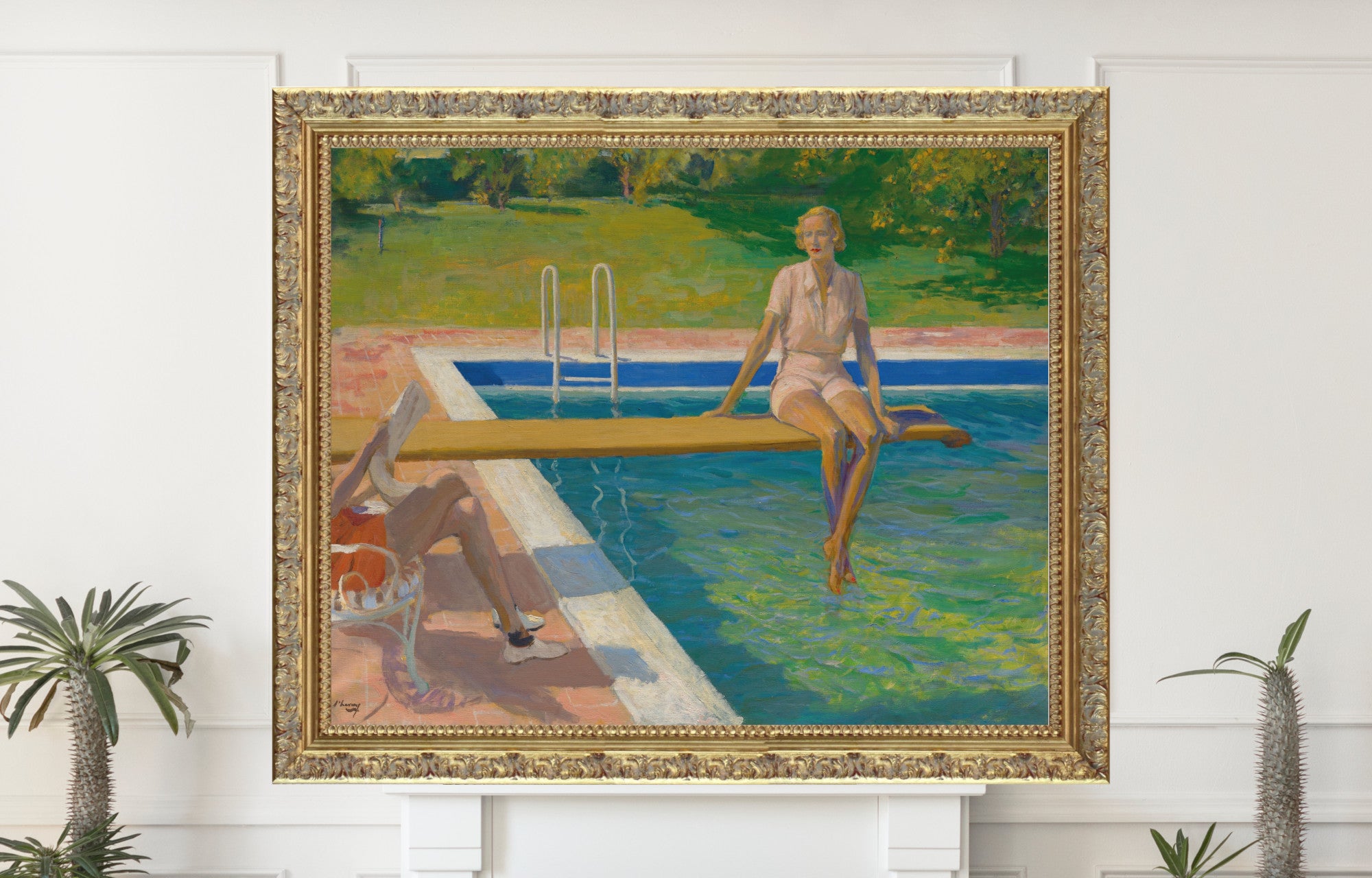 The Viscountess Castlerosse, Palm Springs (1938), John Lavery