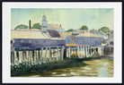 George Ault Fine Art Print, The Wharf, Provincetown (1921)