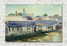 George Ault Fine Art Print, The Wharf, Provincetown (1921)