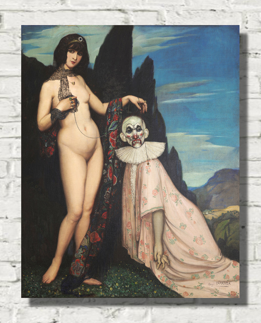 The Woman and the Puppet (1909) by Angel Zarraga