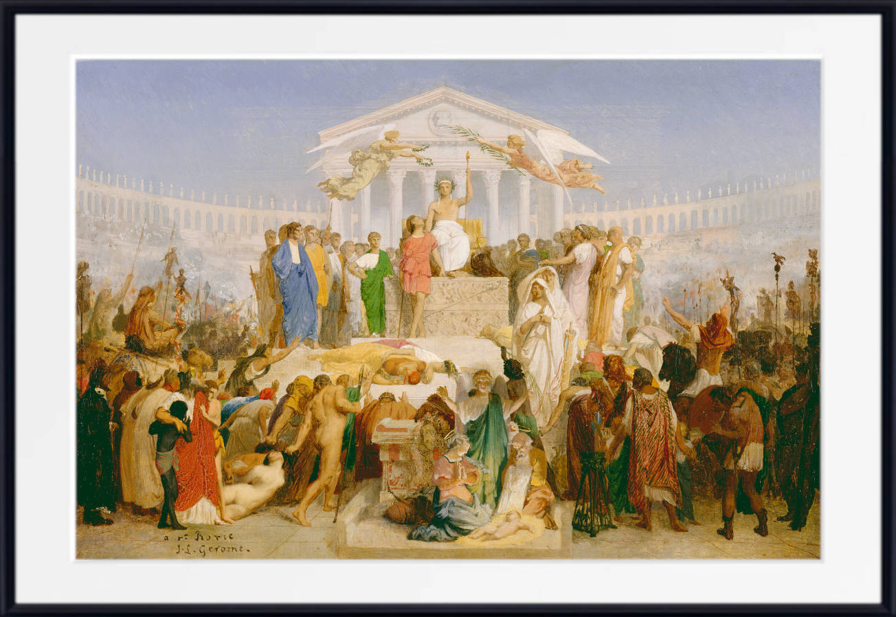 Jean-Léon Gérôme Print : The Age of Augustus, the Birth of Christ