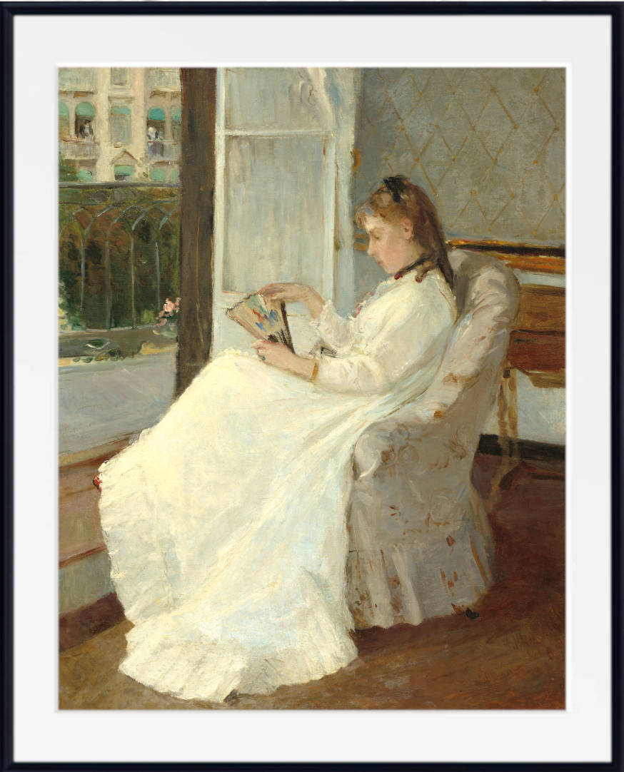 Berthe Morisot, French Fine Art Print : The Artist's Sister at a Window