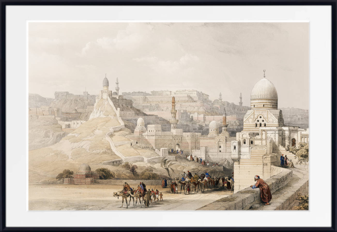 The Citadel of Cairo residence of Mehemet Ali, David Roberts Fine Art Print