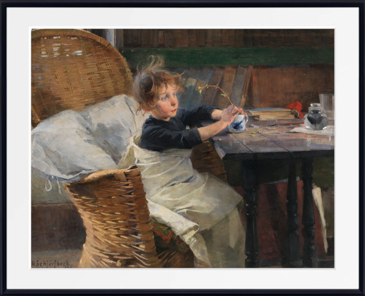 Helene Schjerfbeck Fine Art Print, The Convalescent