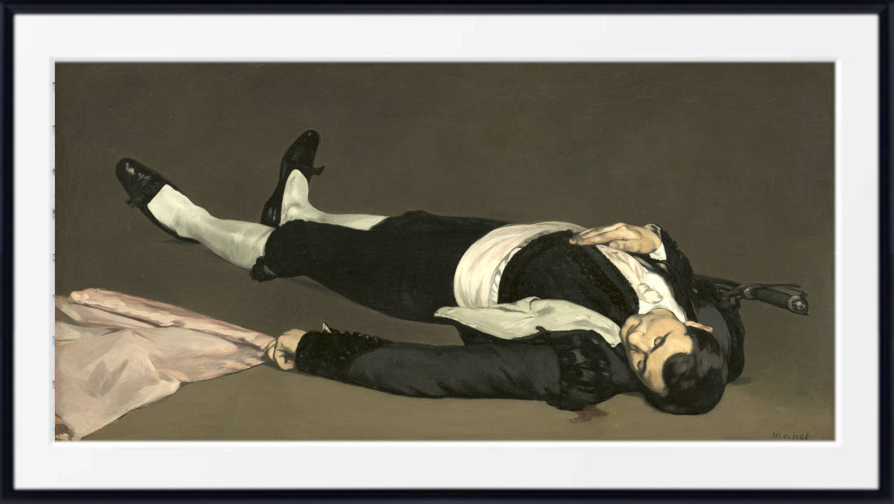 Édouard Manet Print : The Dead Toreador, probably