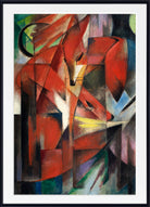 Franz Marc Abstract Fine Art Print, The Foxes