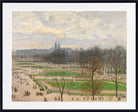 Camille Pissarro Print, Garden of the Tuileries Winter Afternoon