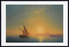 The Island of Ischia at Sunset, Ivan Aivazovsky Fine Art Print