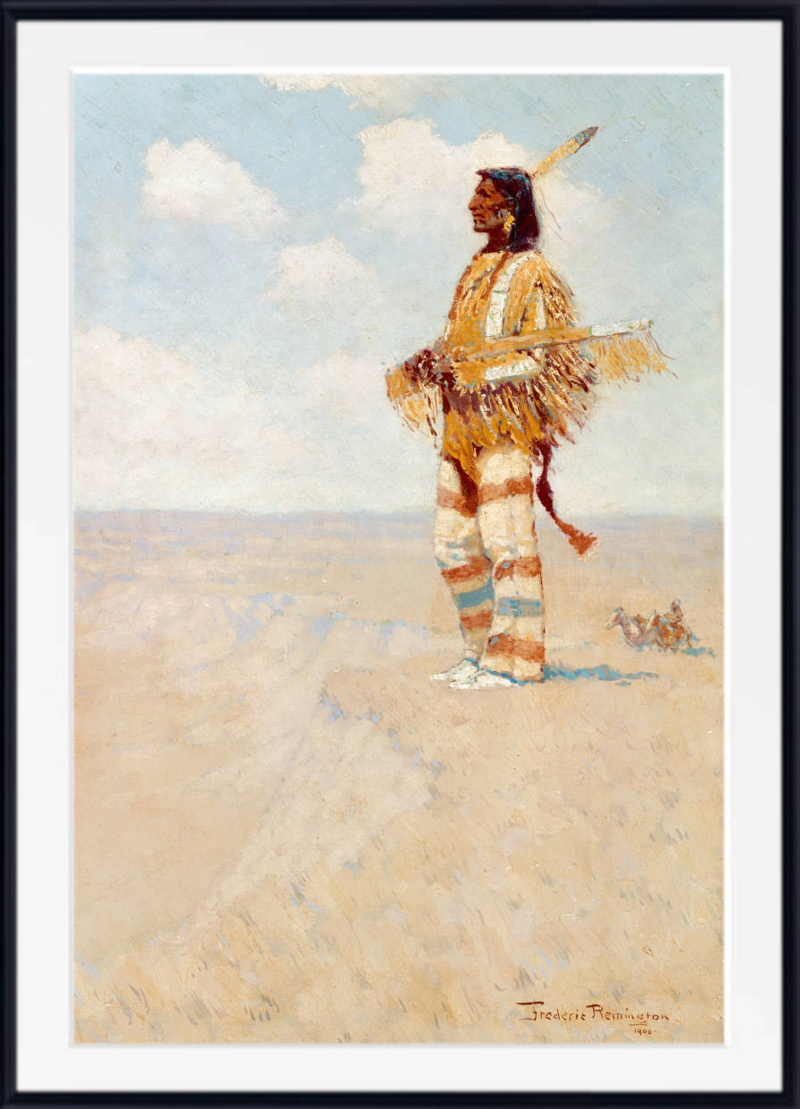 The Last of His Race (The Vanishing American), Frederic Remington Print