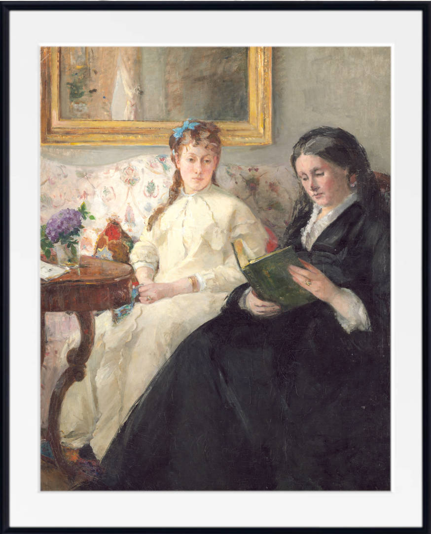 Berthe Morisot, French Fine Art Print : The Mother and Sister of the Artist