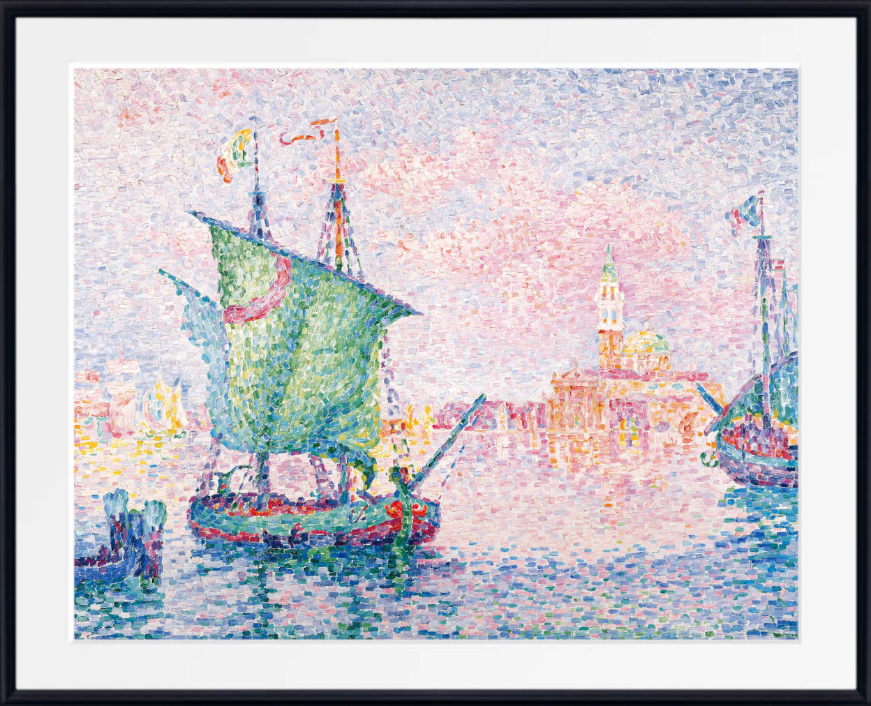 Paul Signac Fine Art Print, The Pink Cloud