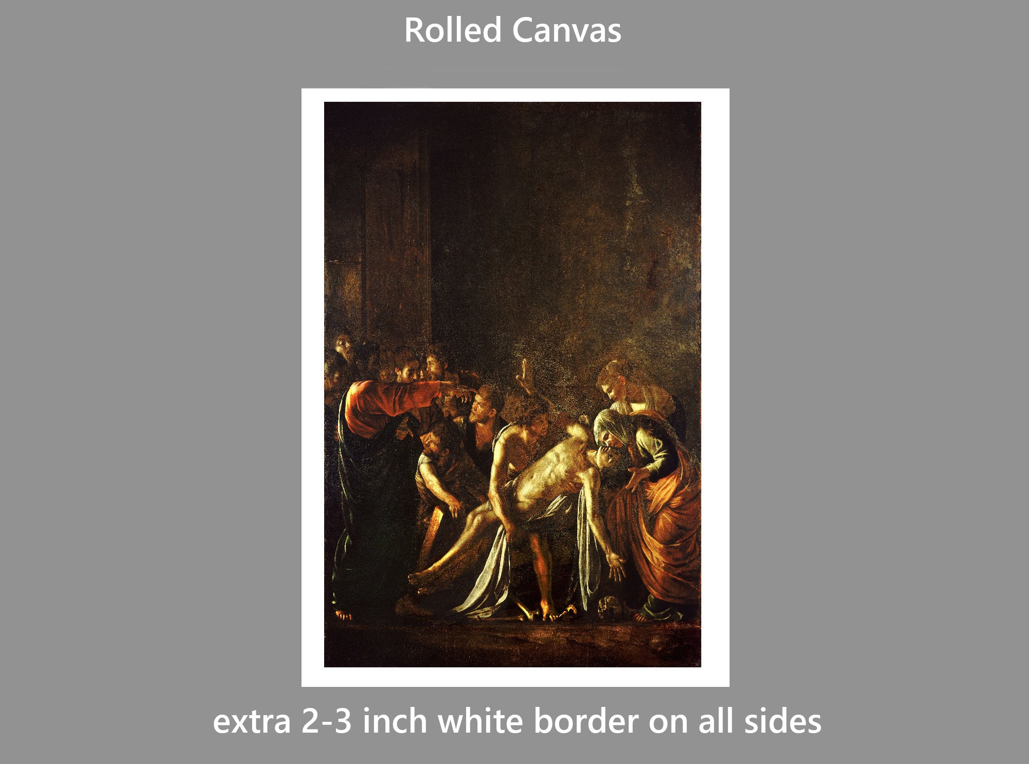 The Raising of Lazarus, Caravaggio