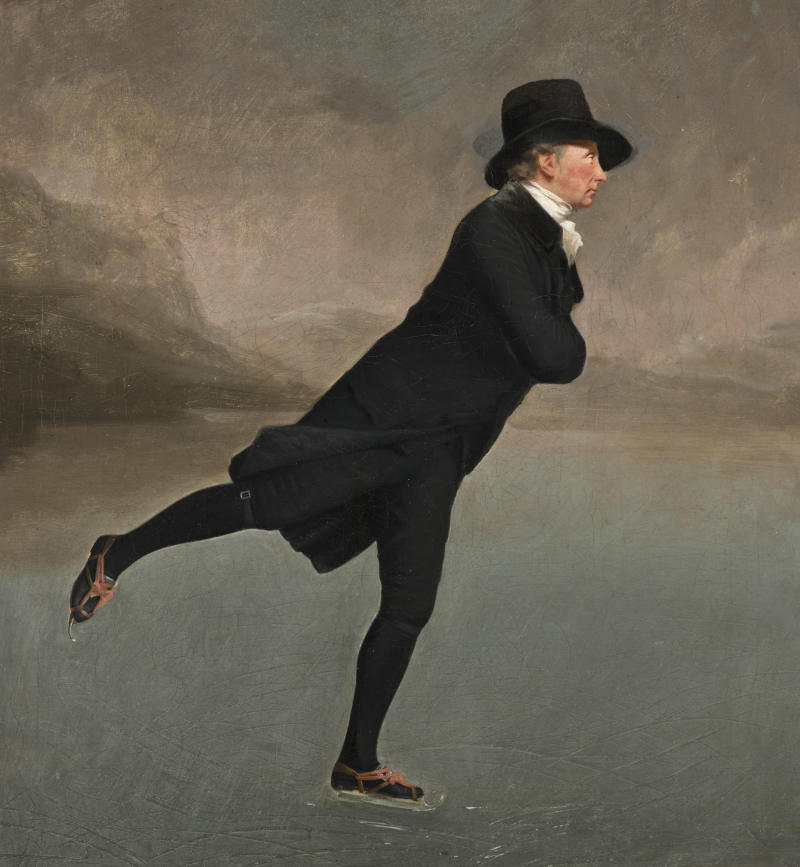 Henry Raeburn Fine Art Print, The Reverend Robert Walker Skating on Duddingston Loch (The Skating Minister) 24x26 inches