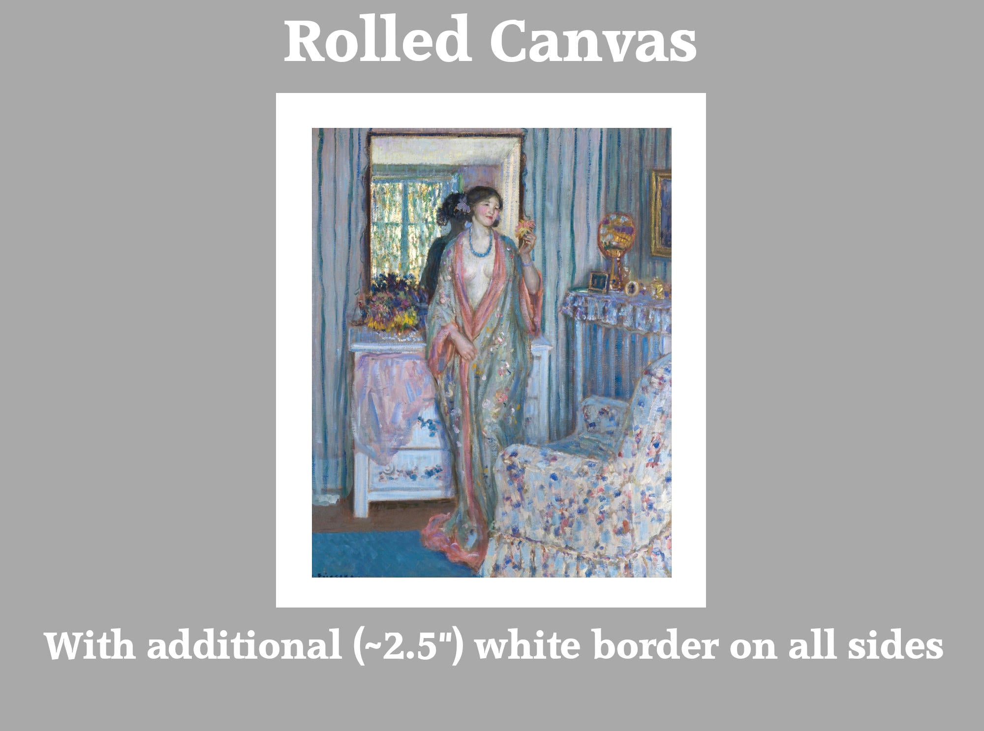 Frederick Carl Frieseke Prints, The Robe (1915)