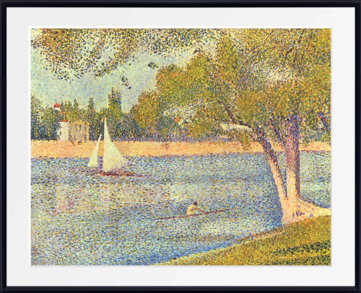 Georges Seurat Print : The Seine at La Grand Jatte