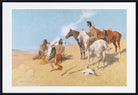 Frederic Remington, Old Masters Fine Art Print : The Smoke Signal