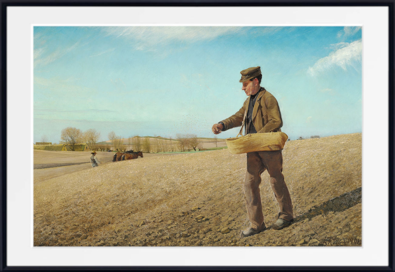 Laurits Andersen Ring Fine Art Print, The Sower