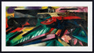 Franz Marc Abstract Fine Art Print, The Wolves (Balkan War)