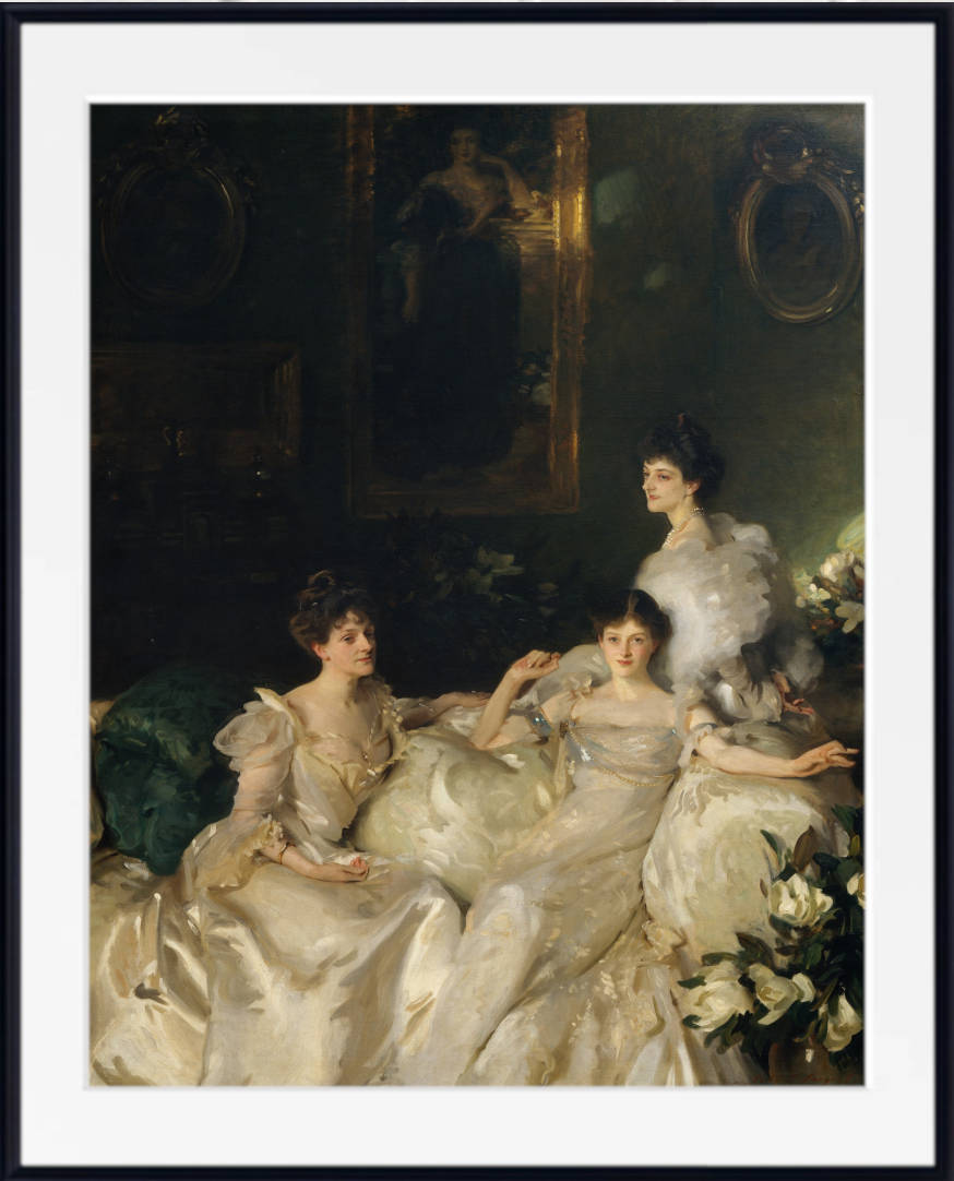 John Singer Sargent Print, The Wyndham Sisters - Society Portrait