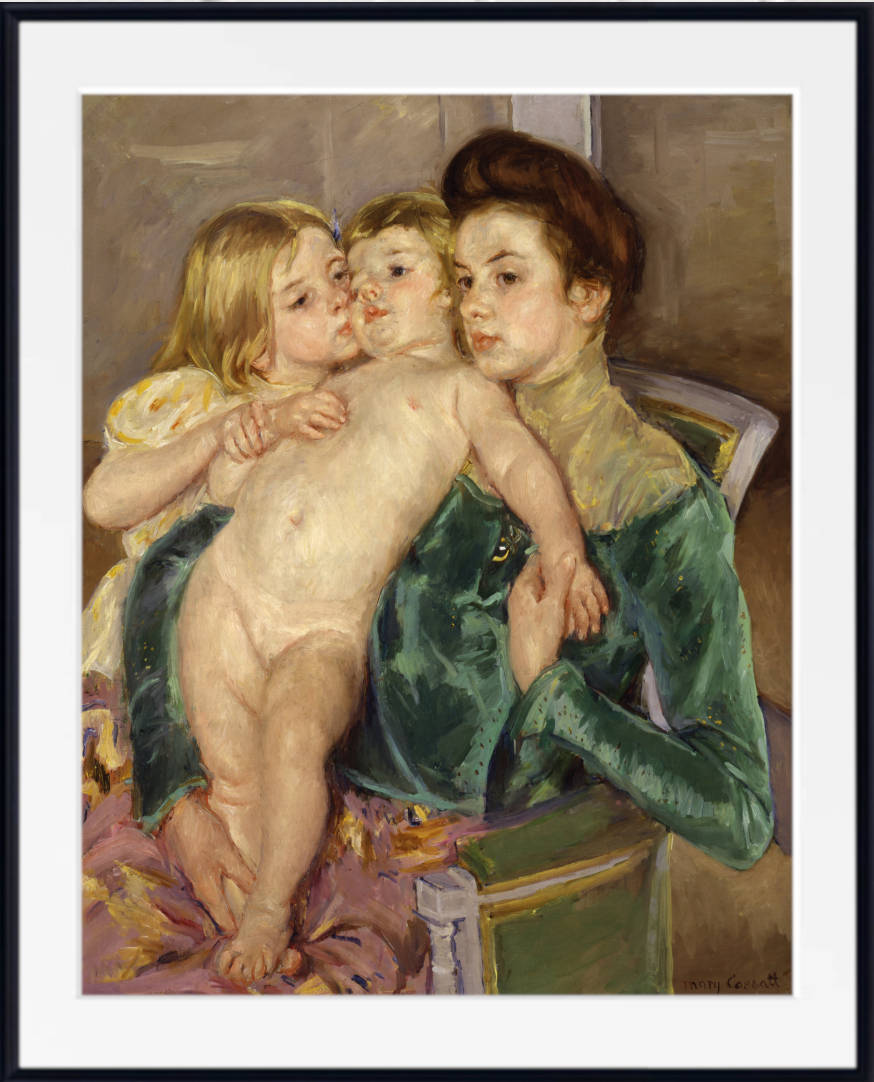 Mary Cassatt, Impressionist Fine Art Print : The Caress