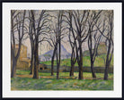 Paul Cézanne Post-Impressionist Fine Art Print, The chestnut trees of Jas de Bouffan in winter