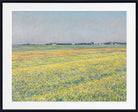 Gustave Caillebotte Fine Art Print : The plain of Gennevilliers, yellow fields