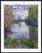 Gustave Caillebotte Fine Art Print : The small arm of the Seine in autumn