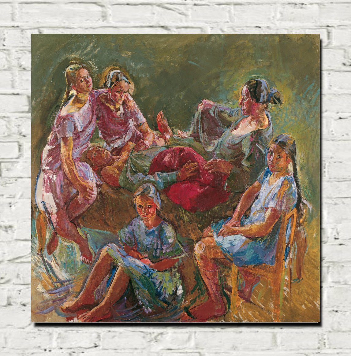 The artist’s family (1928), Anton Kolig
