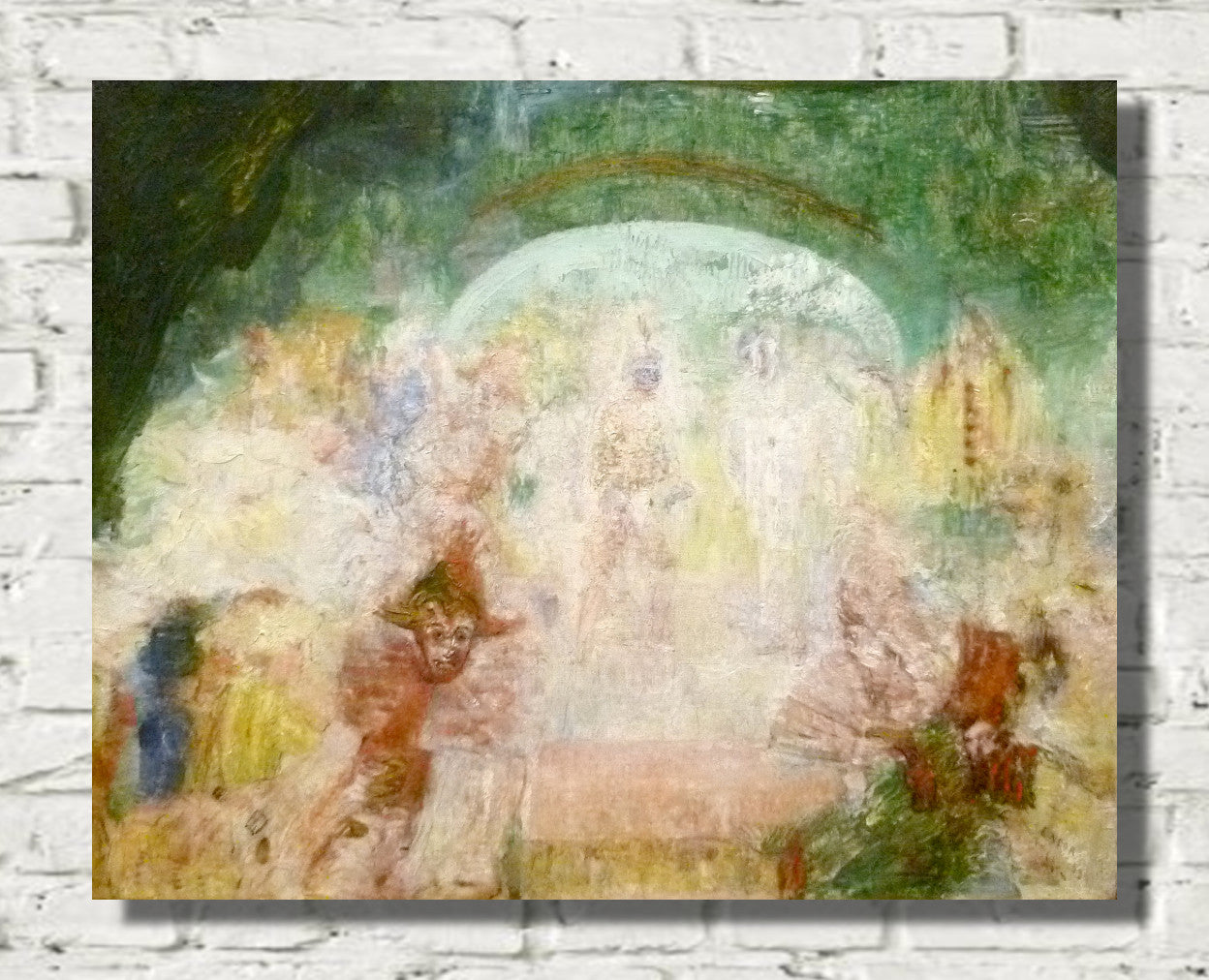 Theatre of masks (1889) by James Ensor