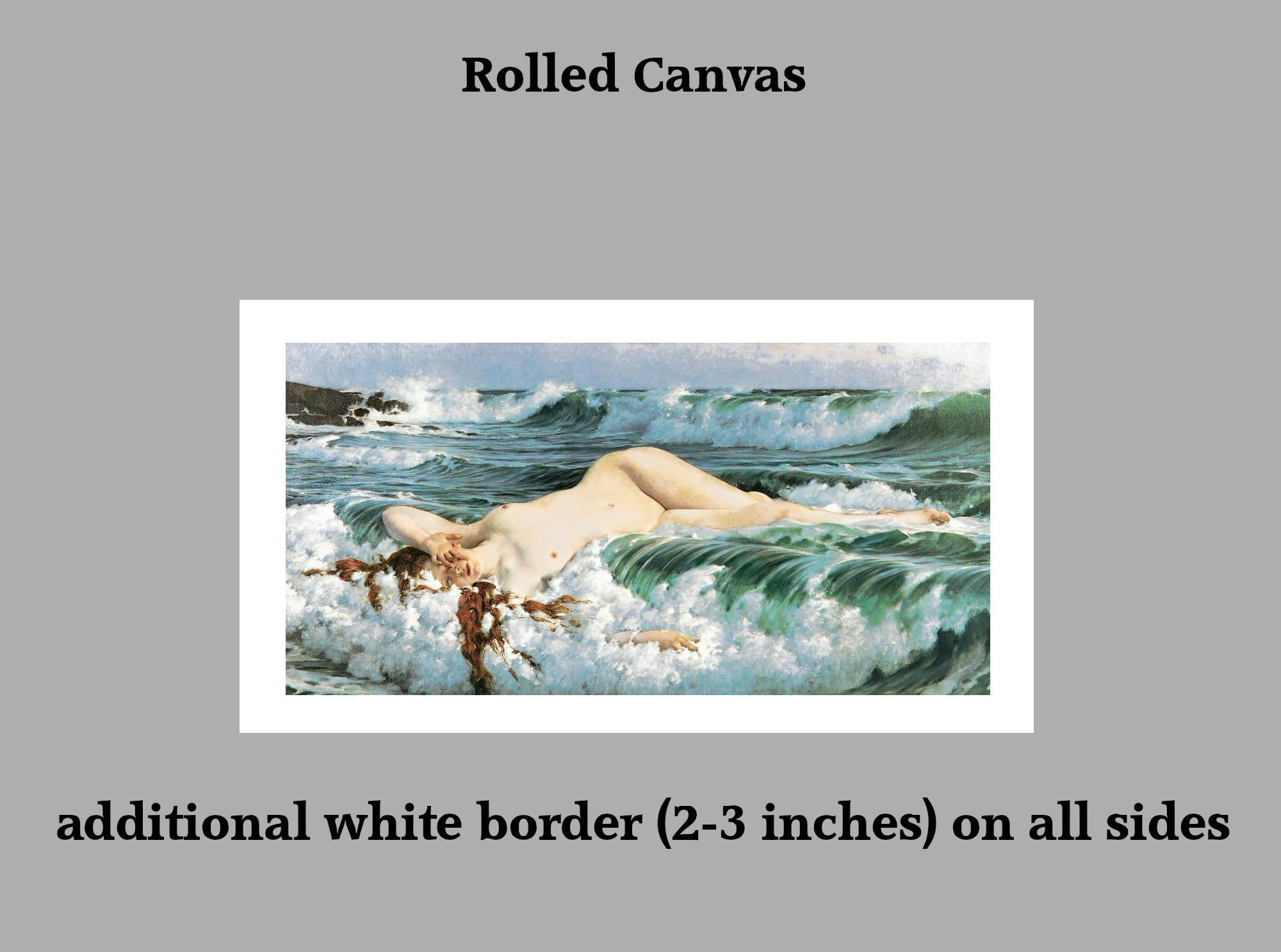 Adolf Hirémy-Hirschl Fine Art Print, The birth of Venus