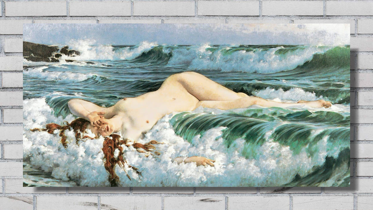 Adolf Hirémy-Hirschl Fine Art Print, The birth of Venus
