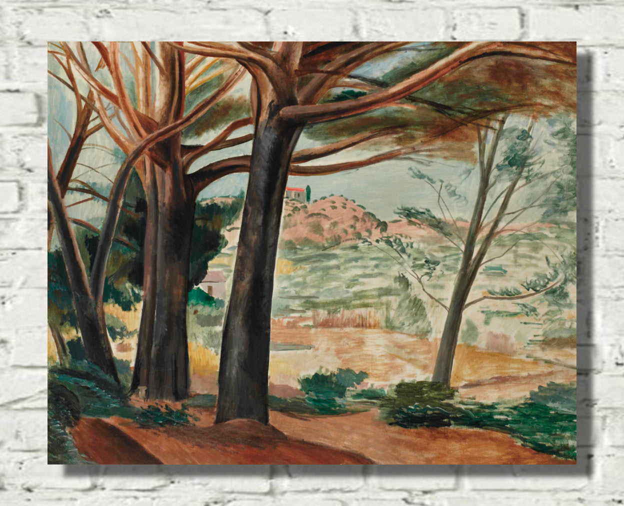 The forest of Martigues, by André Derain