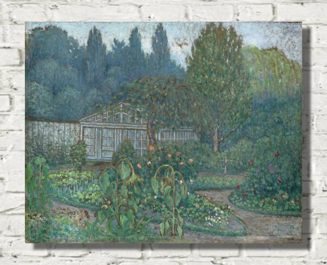 The greenhouse by William Degouve de Nuncques