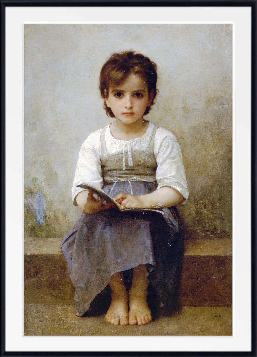 William-Adolphe Bouguereau, The hard lesson