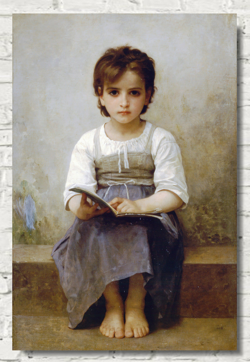 William-Adolphe Bouguereau, The hard lesson