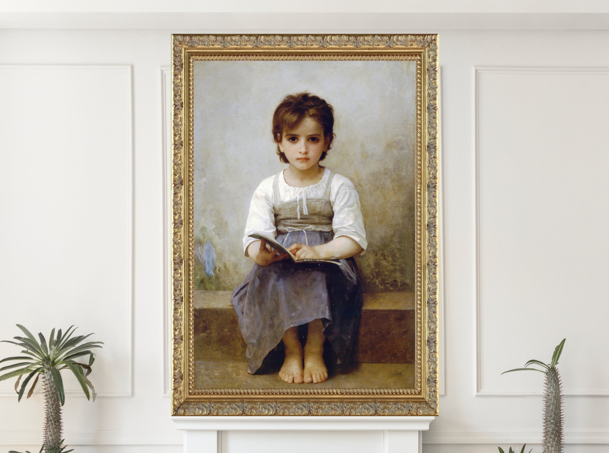 William-Adolphe Bouguereau, The hard lesson