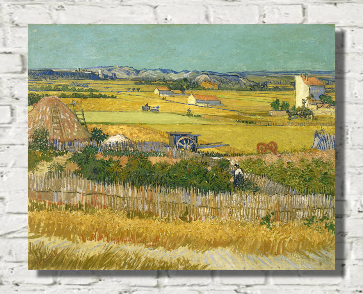 Vincent Van Gogh Print, The harvest (1888)