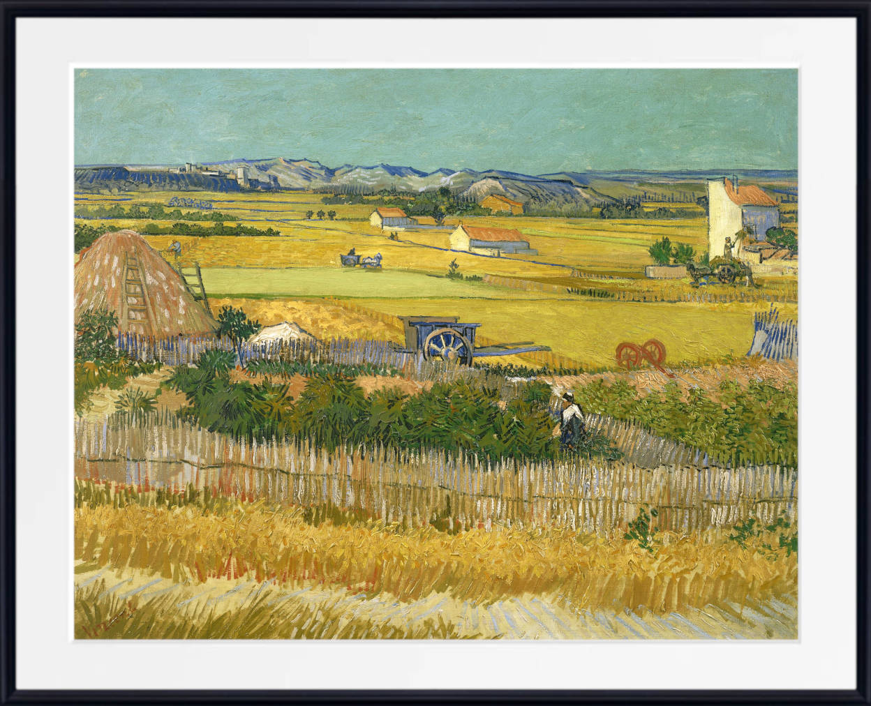 Vincent Van Gogh Print, The harvest (1888)