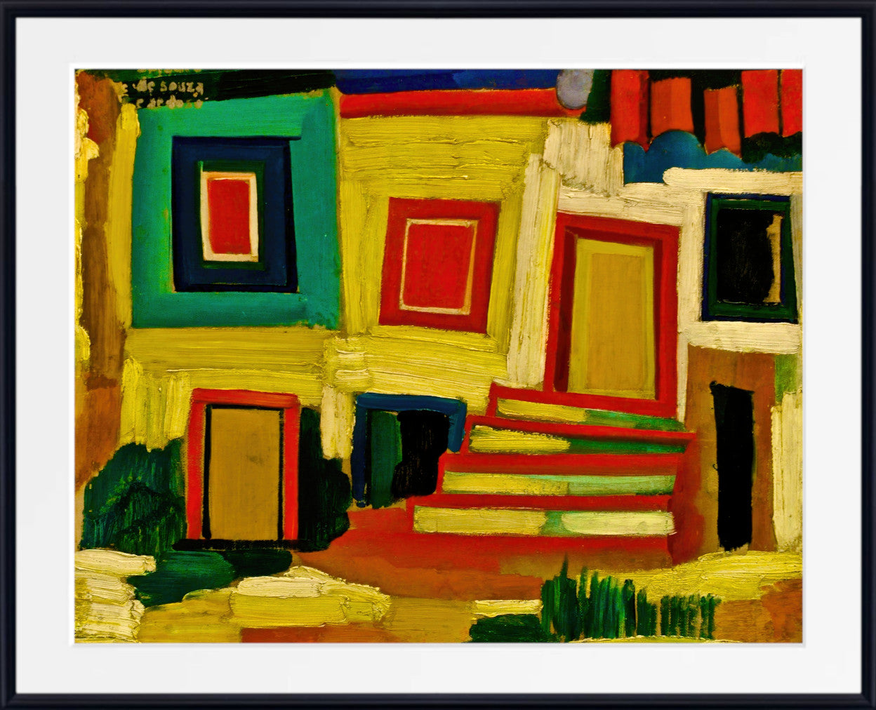 The little bright house – Landscape (1915) by Amadeo de Souza Cardoso